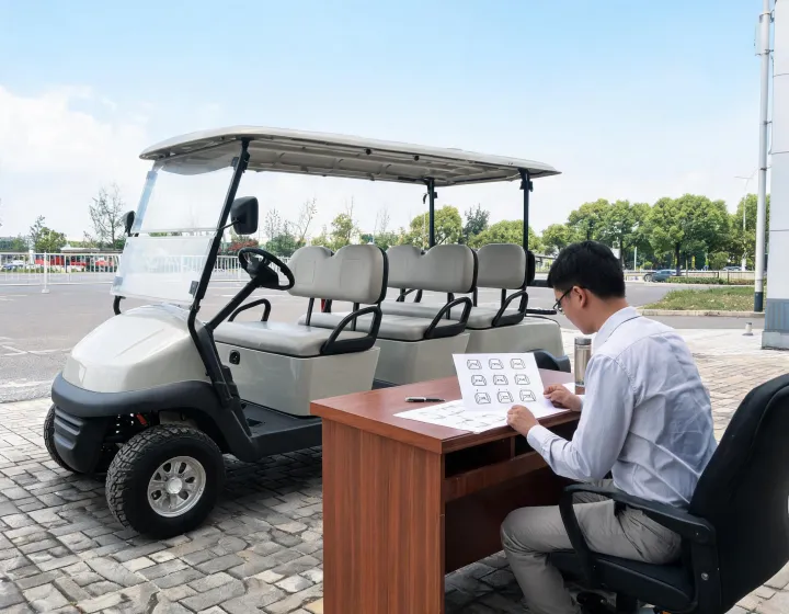 Six-seat cart configuration reference